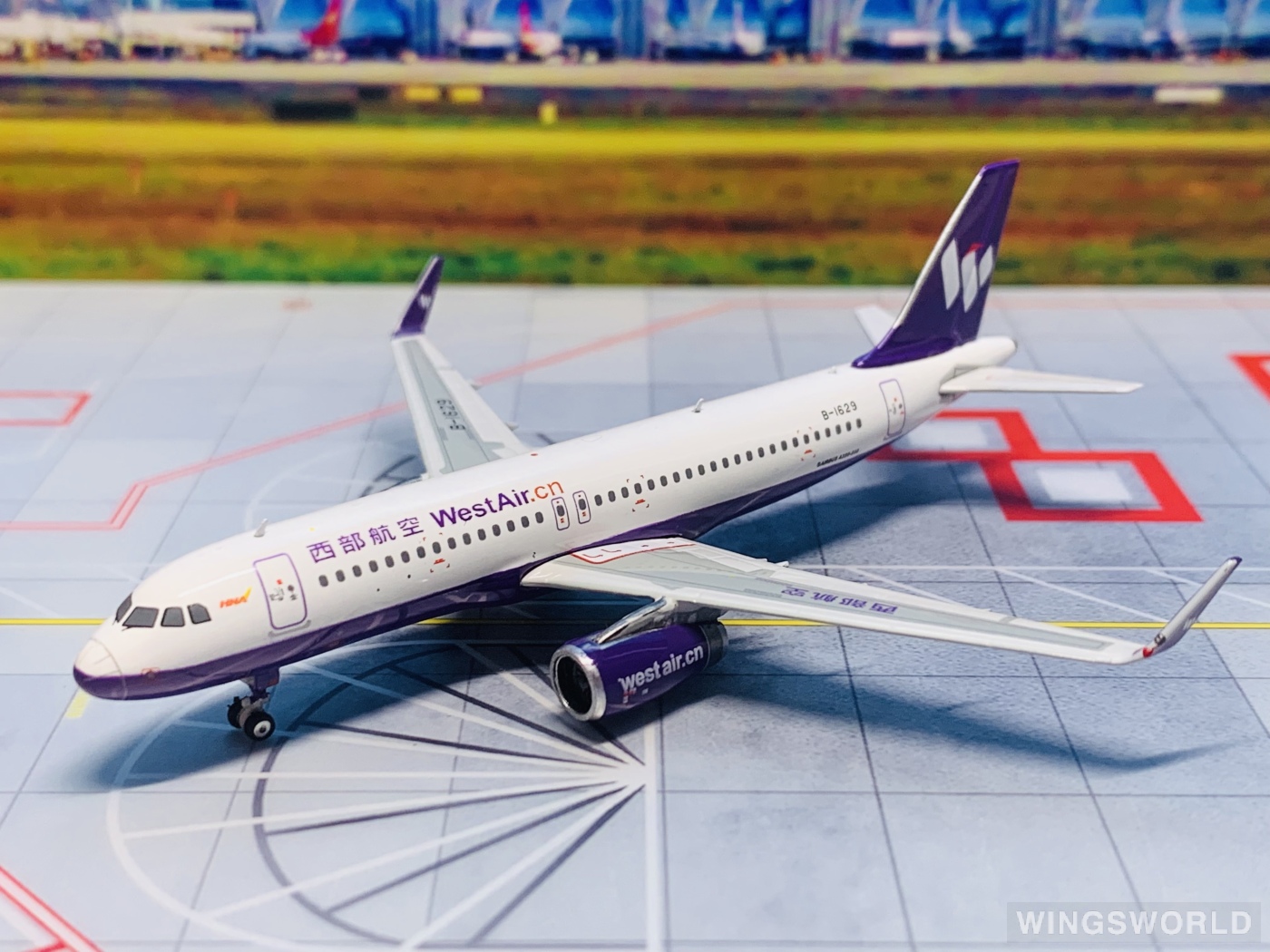 Phoenix 1:400 PH11293 West Air 西部航空 Airbus A320 B-1629
