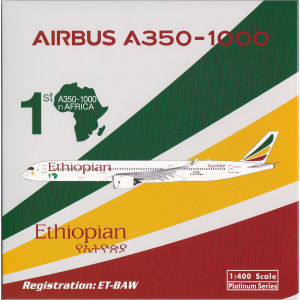 Ethiopian Airlines 埃塞俄比亚航空 Airbus A350-1000 ET-BAW  PH11920 Phoenix 1:400