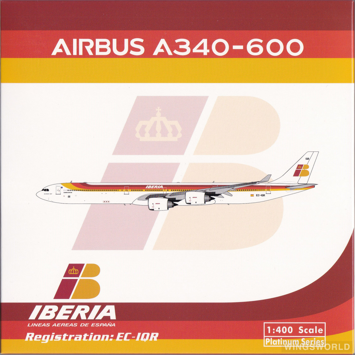 Phoenix 1:400 PH11919 Iberia 西班牙国家航空 Airbus A340-600 EC-IQR