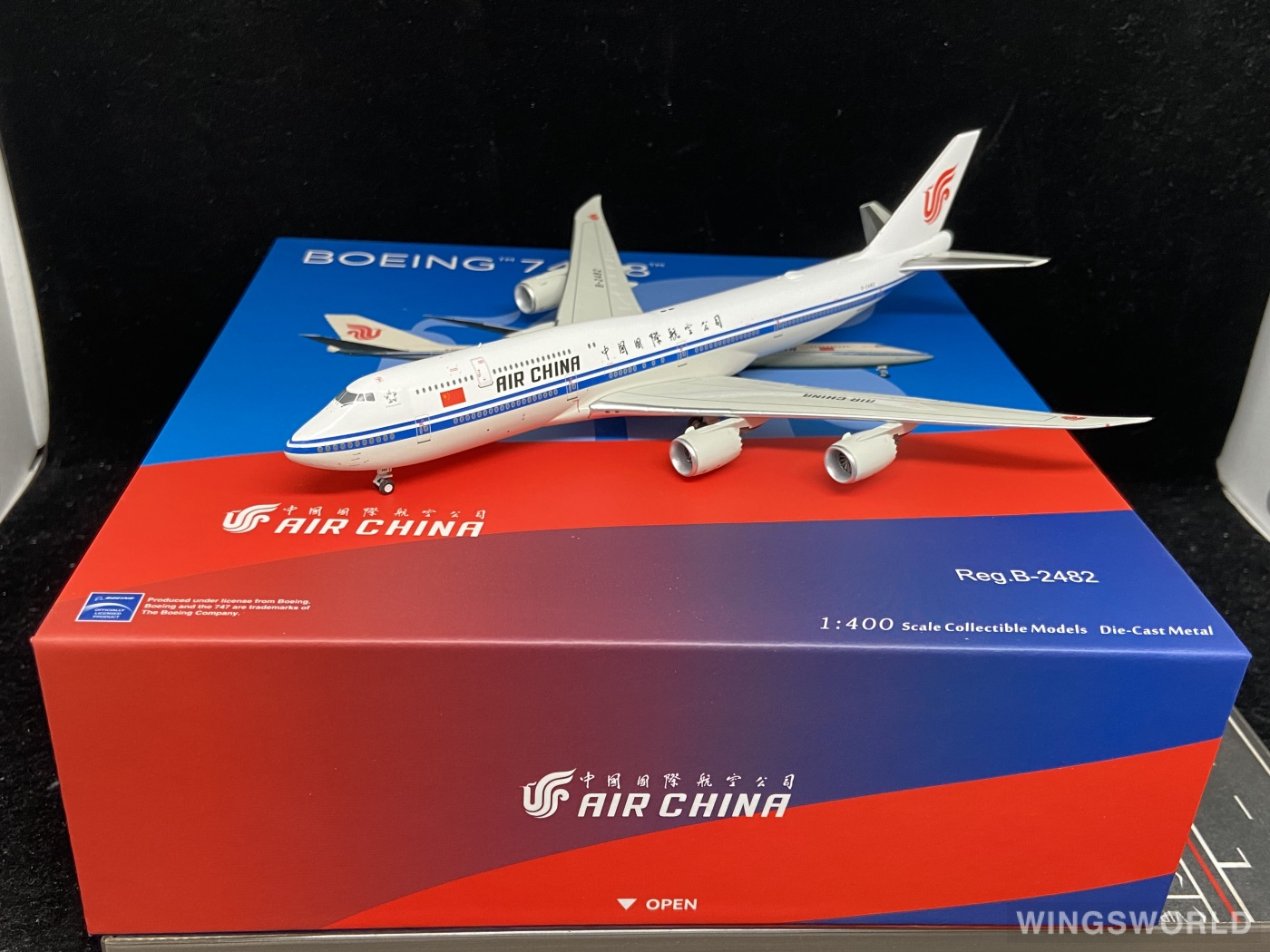 NGmodels 1:400 NG78018 Air China 中国国际航空 Boeing 747-8i B-2482