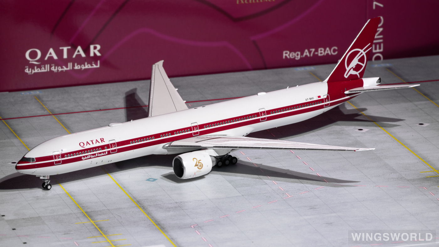 NGmodels 1:400 QTR022 Qatar 卡塔尔航空 Boeing 777-300ER A7-BAC