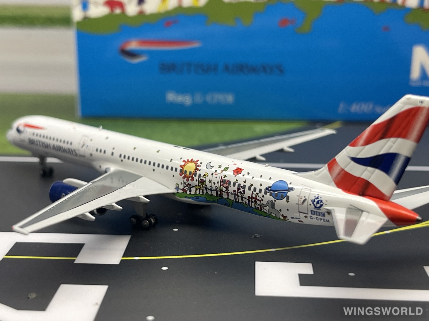 NGmodels 1:400 NG53092 British Airways 英国航空 Boeing 757-200 G-CPEM