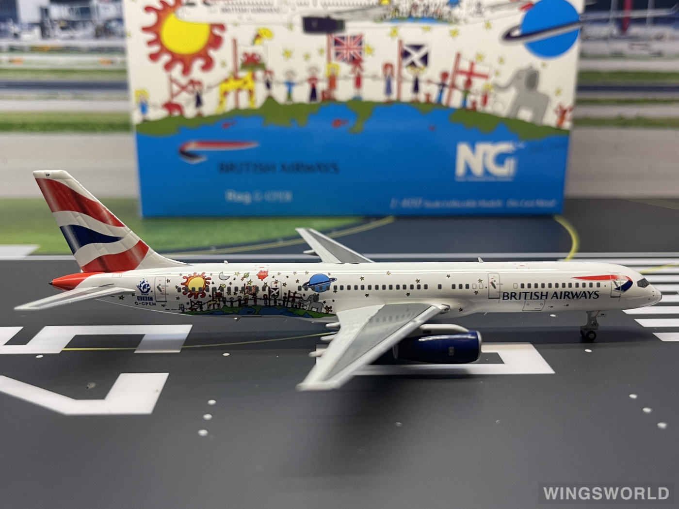 NGmodels 1:400 NG53092 British Airways 英国航空 Boeing 757-200 G-CPEM