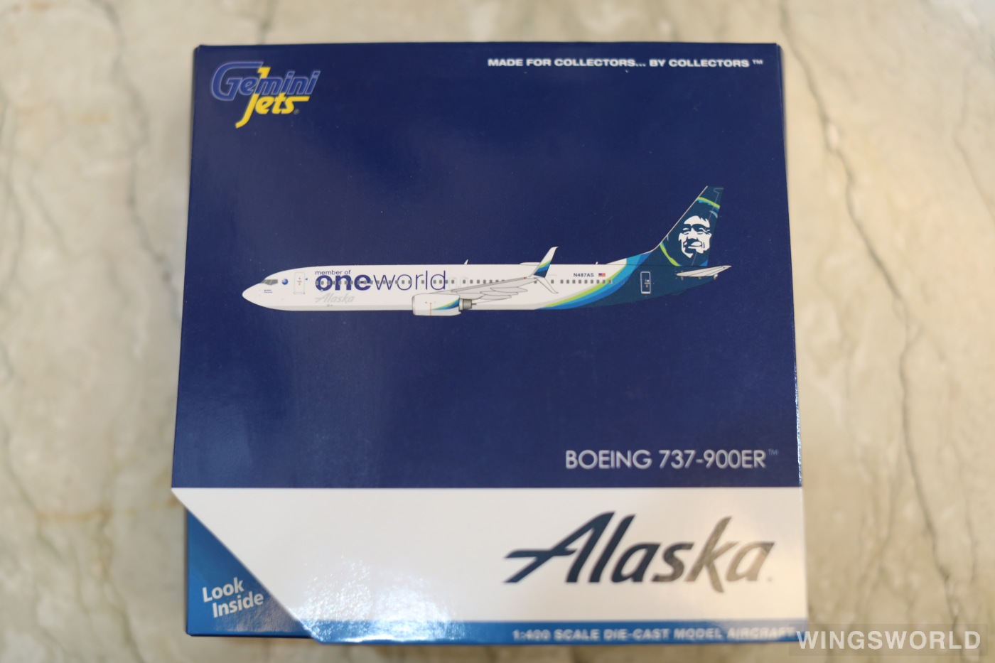 NGmodel たくまし アラスカ航空 737-900ER N265AK 1/400