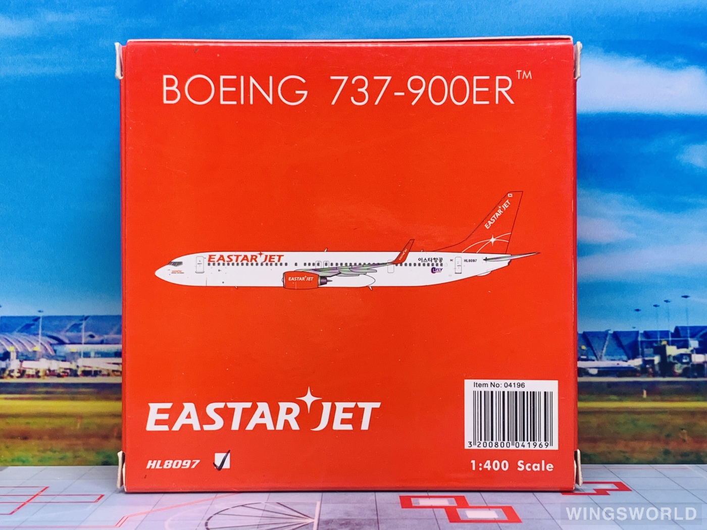 Phoenix 1:400 PH04196 Eastar Jet 易斯达航空 Boeing 737-900 HL8097