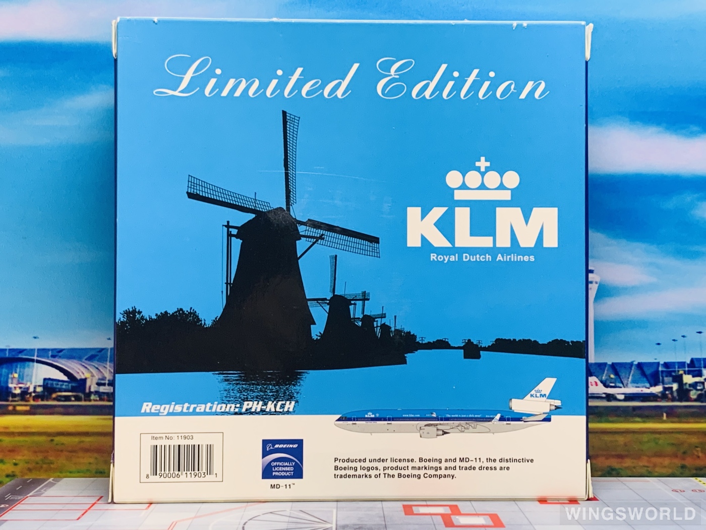 Phoenix 1:400 PH11903 KLM 荷兰皇家航空 McDonnell Douglas MD-11 PH-KCH