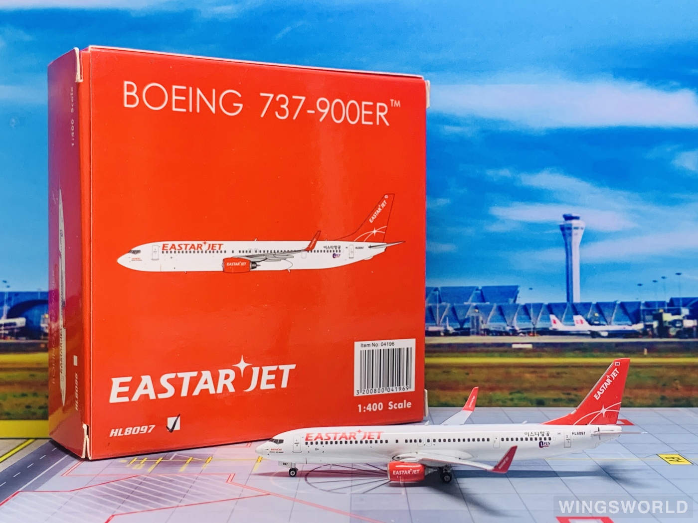 Phoenix 1:400 PH04196 Eastar Jet 易斯达航空 Boeing 737-900 HL8097
