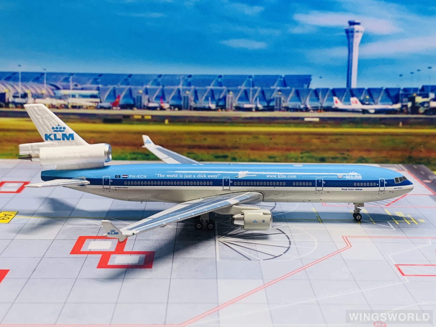 Phoenix 1:400 PH11903 KLM 荷兰皇家航空 McDonnell Douglas MD-11 PH-KCH