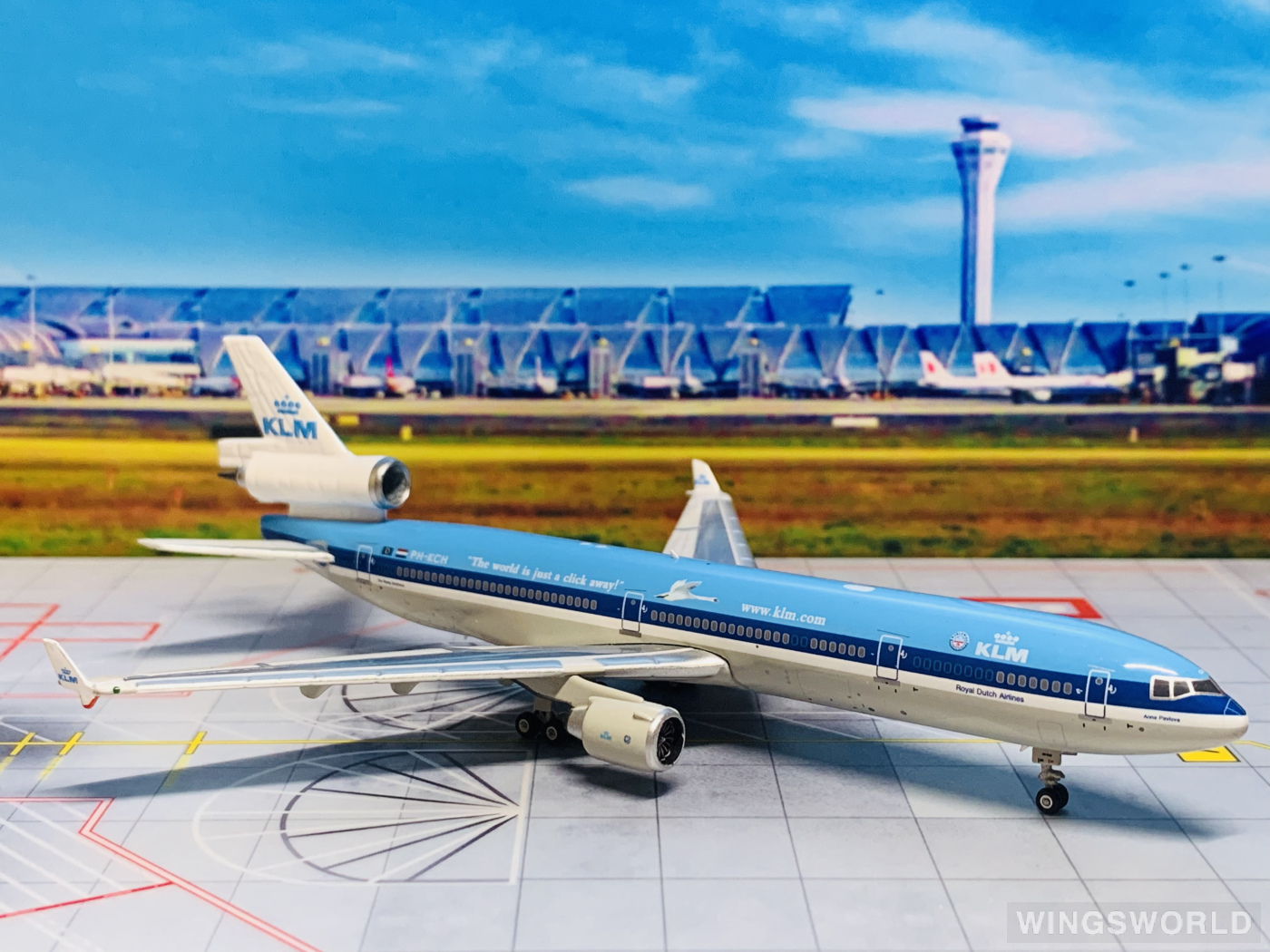 Phoenix 1:400 PH11903 KLM 荷兰皇家航空 McDonnell Douglas MD-11 PH-KCH