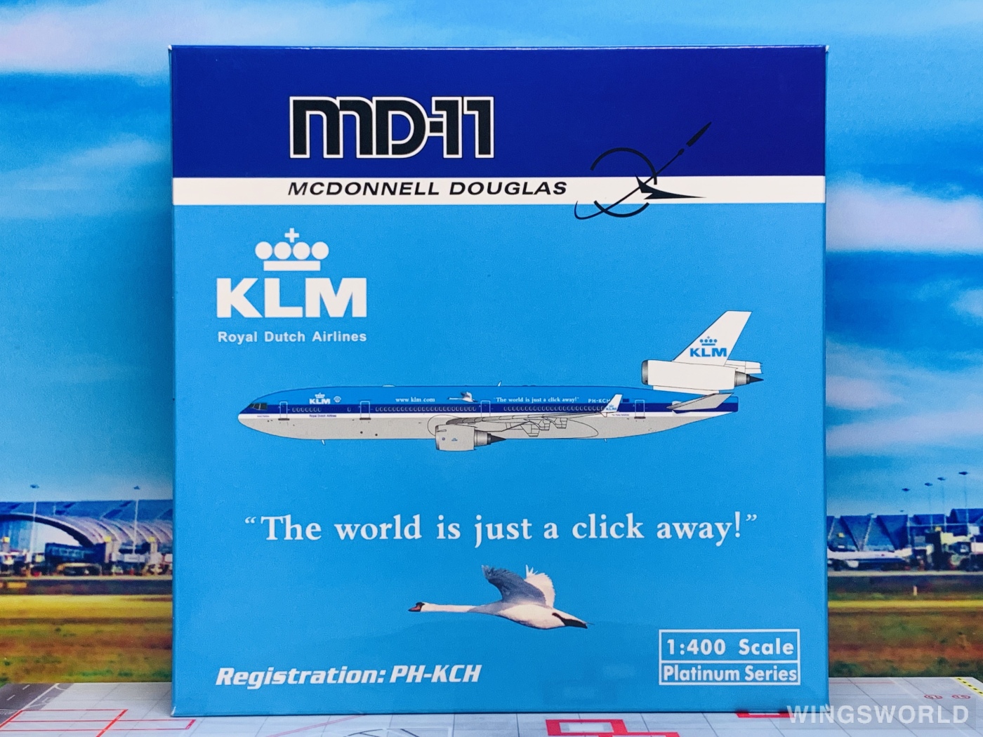 Phoenix 1:400 PH11903 KLM 荷兰皇家航空 McDonnell Douglas MD-11 PH-KCH