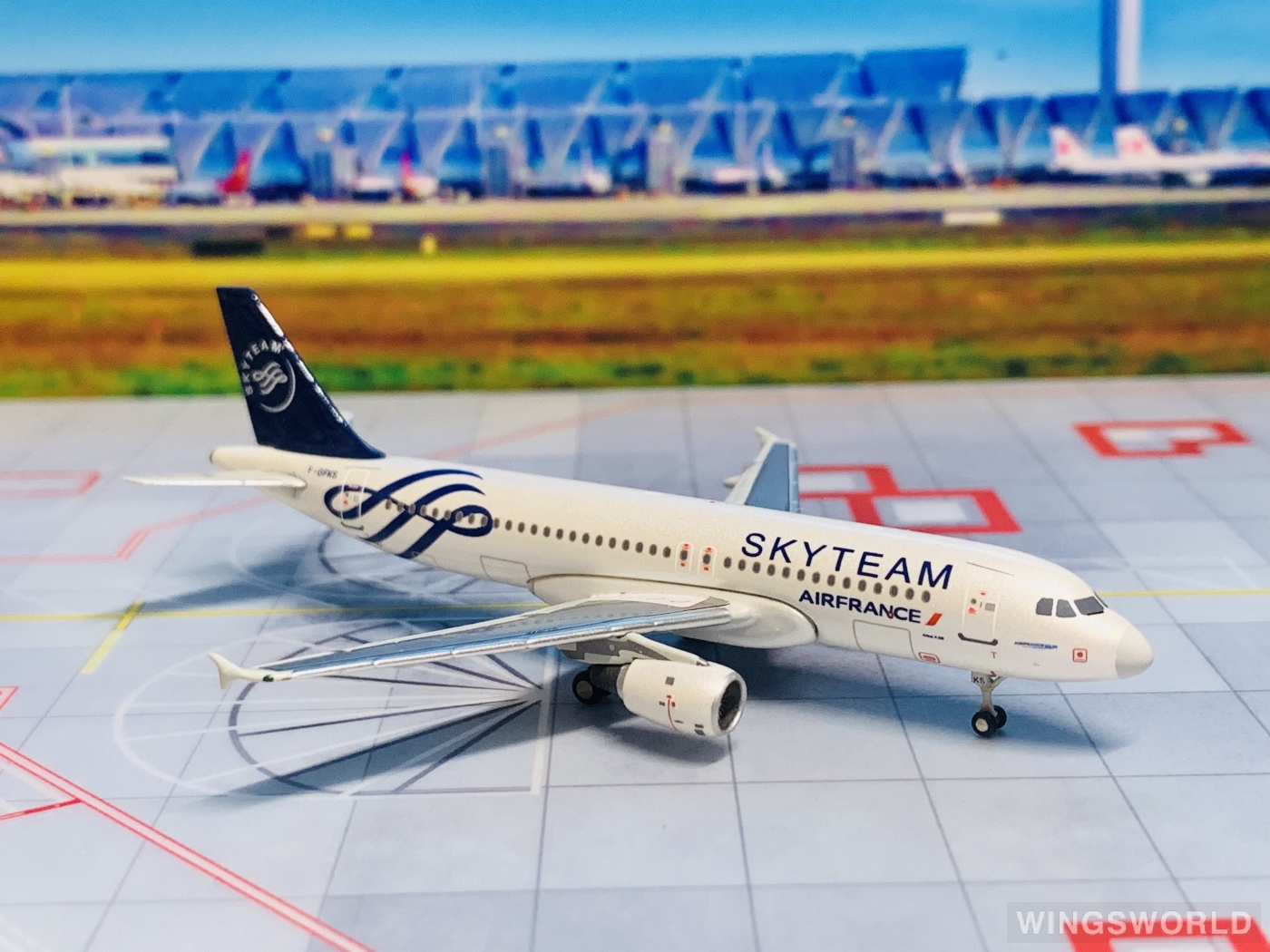 JC Wings 1:400 XX4400 Air France 法国航空 Airbus A320 F-GFKS