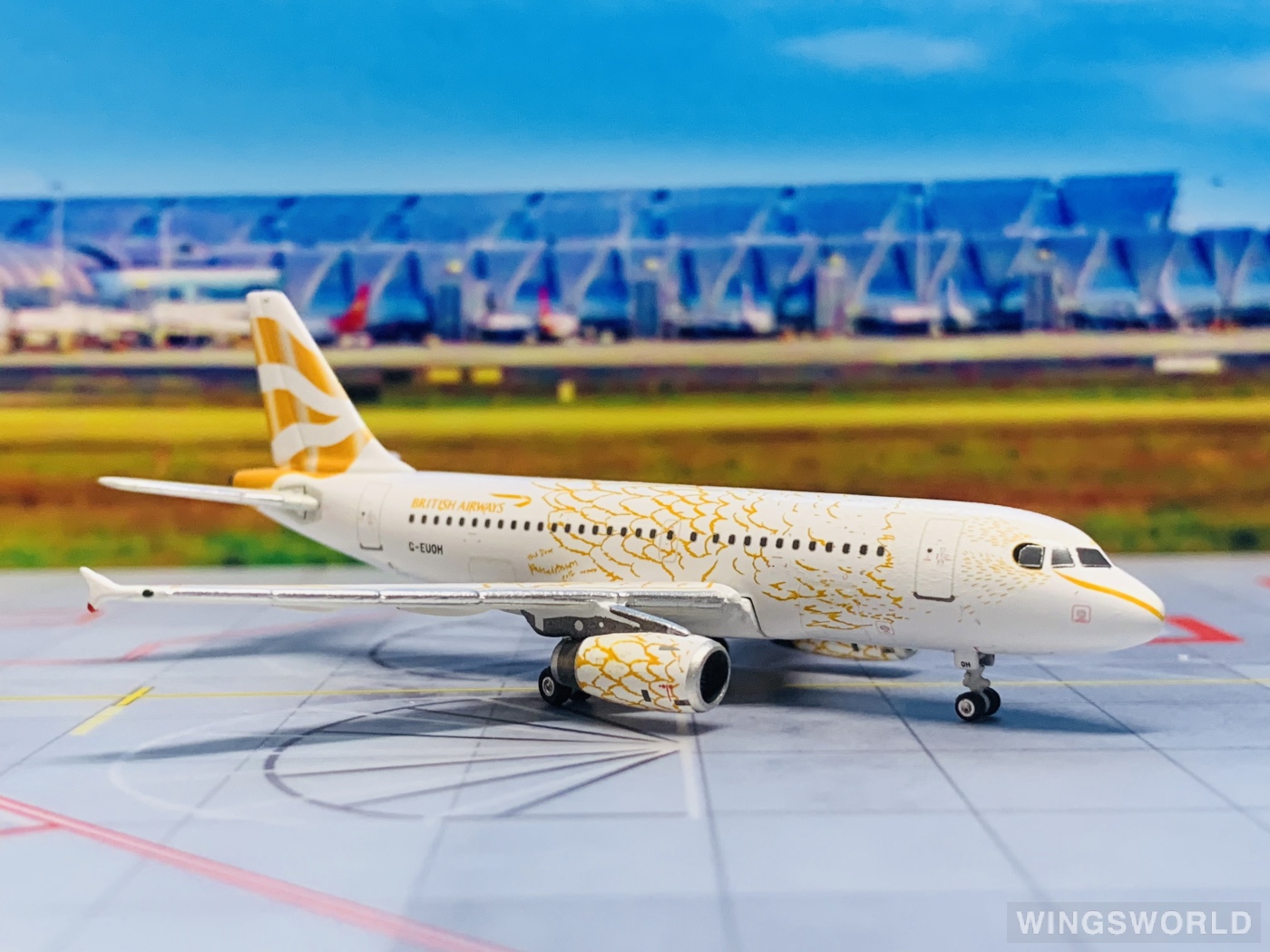 Phoenix 1:400 PH04004 British Airways 英国航空 Airbus A319 G-EUOH