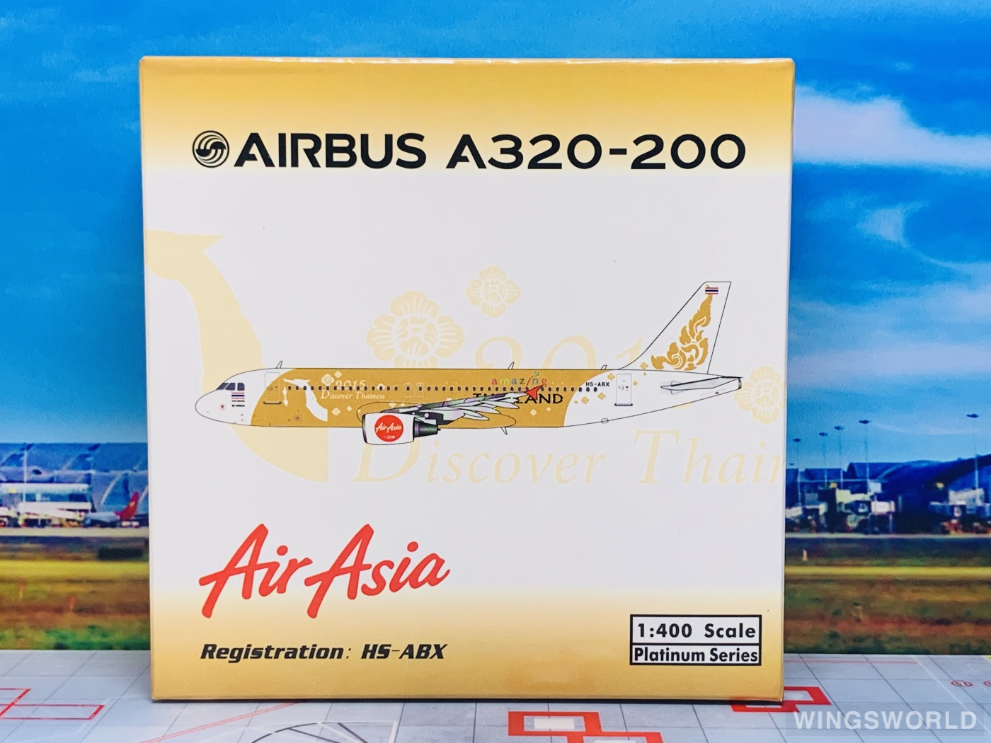Phoenix 1:400 PH11158 AirAsia 亚洲航空 Airbus A320 HS-ABX
