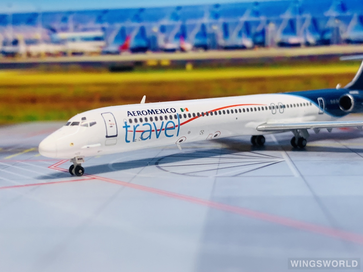 Geminijets 1:400 GJAMX1434 Aeroméxico 墨西哥国际航空 McDonnell Douglas MD-83 N848SH