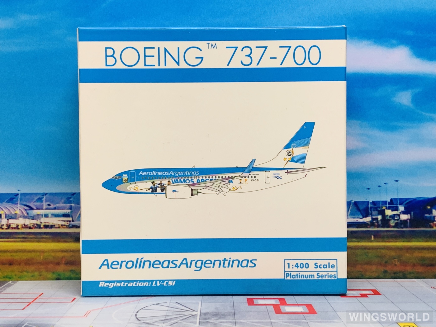 Phoenix 1:400 PH10976 Aerolíneas Argentinas 阿根廷航空 Boeing 737-700 LV-CSI