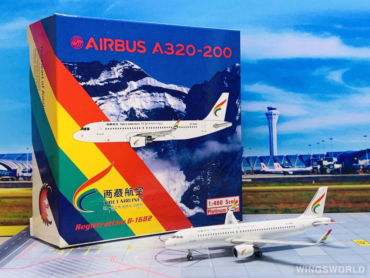 Phoenix 1:400 PH11228 Tibet Airlines 西藏航空 Airbus A320 B-1682