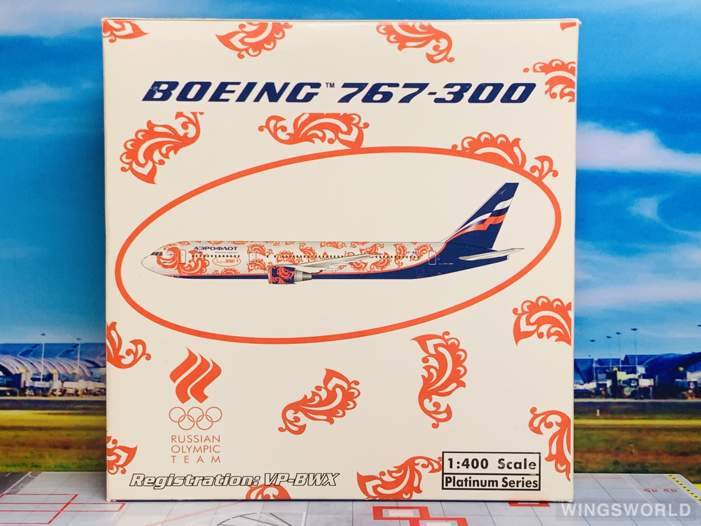 Phoenix 1:400 PH10252 Aeroflot 俄罗斯航空 Boeing 767-300 VP-BWX
