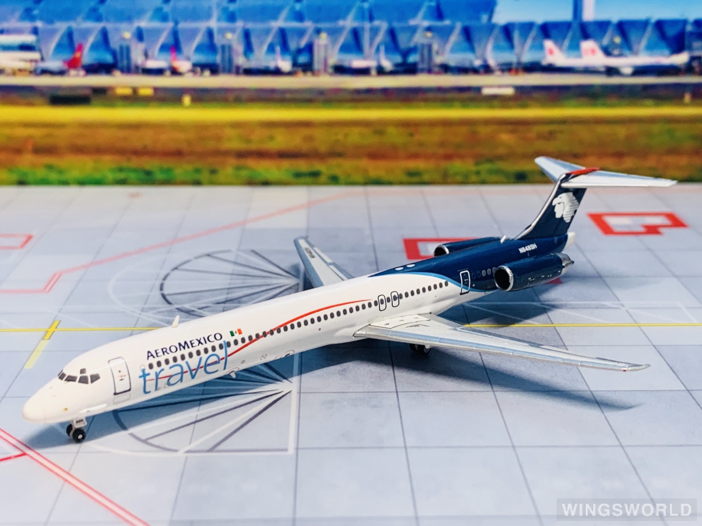 Geminijets 1:400 GJAMX1434 Aeroméxico 墨西哥国际航空 McDonnell Douglas MD-83 N848SH