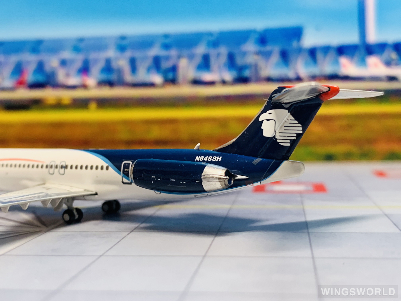 Geminijets 1:400 GJAMX1434 Aeroméxico 墨西哥国际航空 McDonnell Douglas MD-83 N848SH