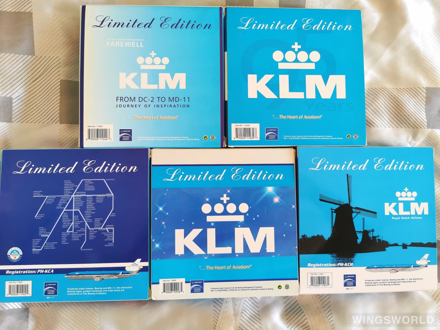 Phoenix 1:400 PH10928 KLM 荷兰皇家航空 McDonnell Douglas MD-11 PH-KCB
