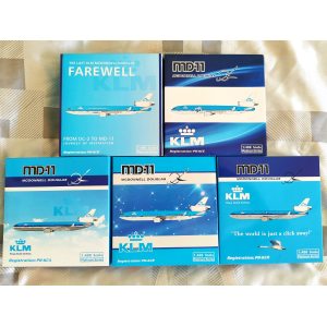 KLM 荷兰皇家航空 McDonnell Douglas MD-11 PH-KCB  PH10928 Phoenix 1:400