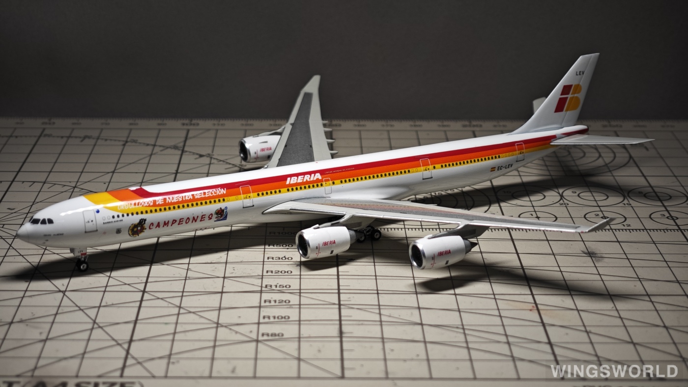 Phoenix 1:400 PH10443 Iberia 西班牙国家航空 Airbus A340-600 EC-LEV