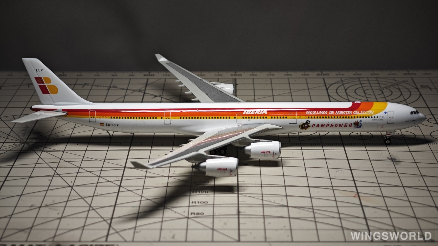Phoenix 1:400 PH10443 Iberia 西班牙国家航空 Airbus A340-600 EC-LEV