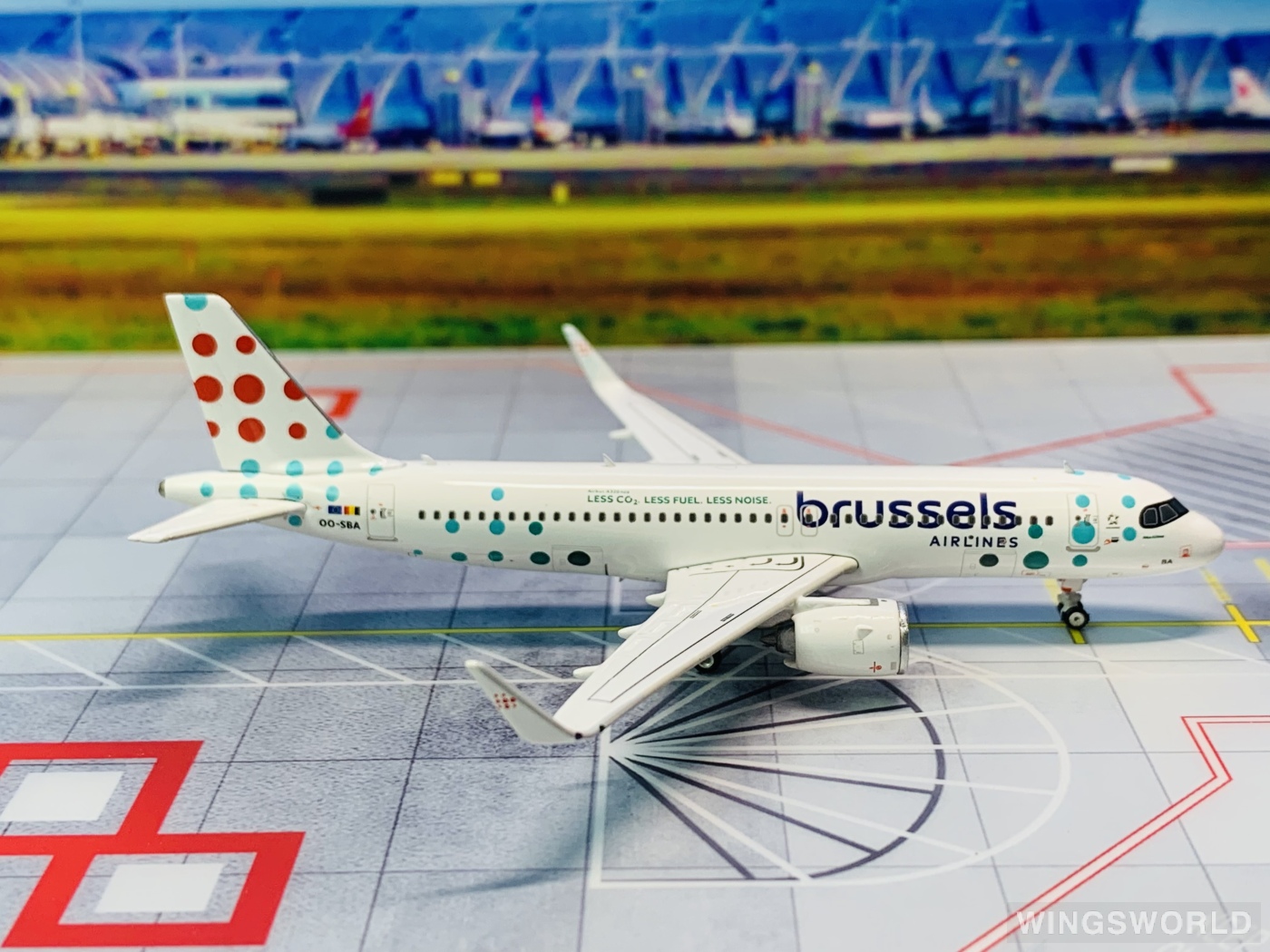 Phoenix 1:400 PH11844 Brussels Airlines 布鲁塞尔航空 Airbus A320neo OO-SBA