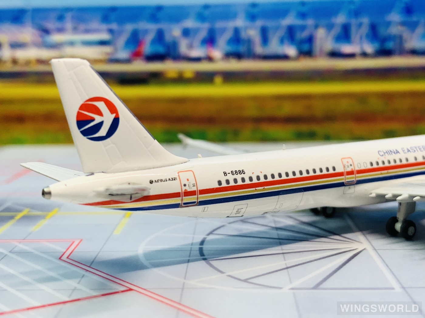 HYJLwings 1:400 HYJL81015 China Eastern 中国东方航空 Airbus A321 B-6886