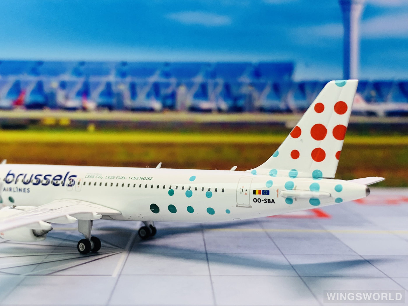 Phoenix 1:400 PH11844 Brussels Airlines 布鲁塞尔航空 Airbus A320neo OO-SBA