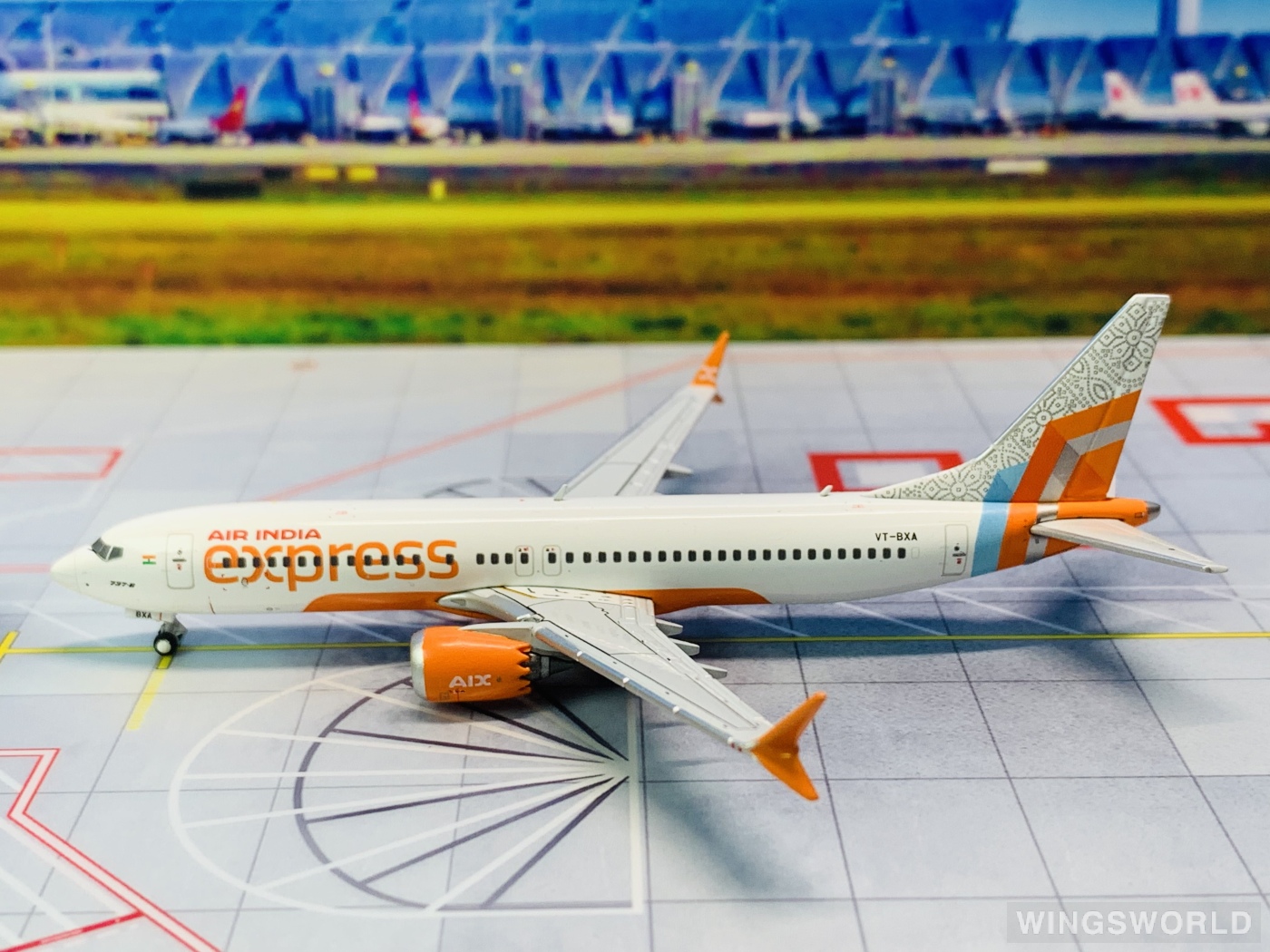 Geminijets 1:400 GJAXB2260 Air India 印度航空 Boeing 737 MAX 8 VT-BXA