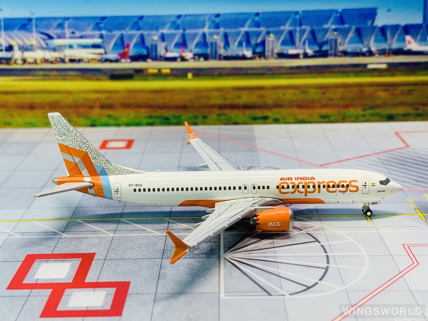 Geminijets 1:400 GJAXB2260 Air India 印度航空 Boeing 737 MAX 8 VT-BXA