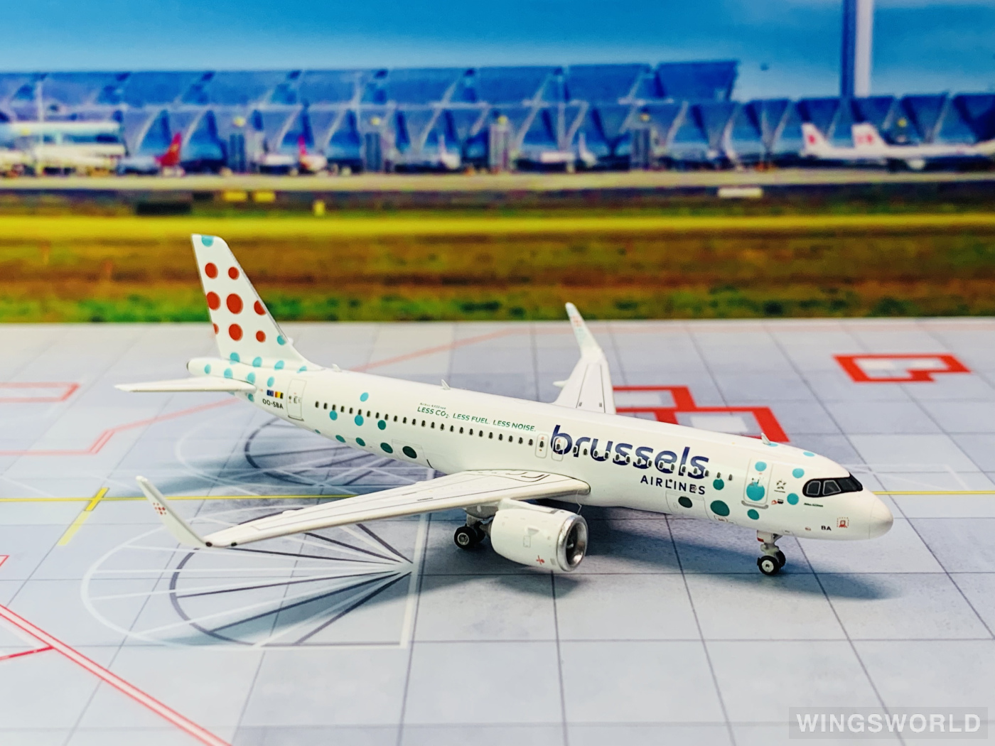 Phoenix 1:400 PH11844 Brussels Airlines 布鲁塞尔航空 Airbus A320neo OO-SBA