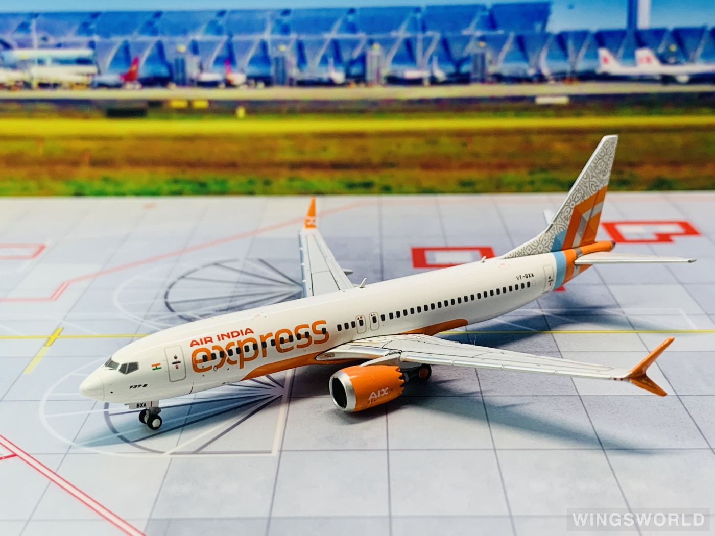 Geminijets 1:400 GJAXB2260 Air India 印度航空 Boeing 737 MAX 8 VT-BXA