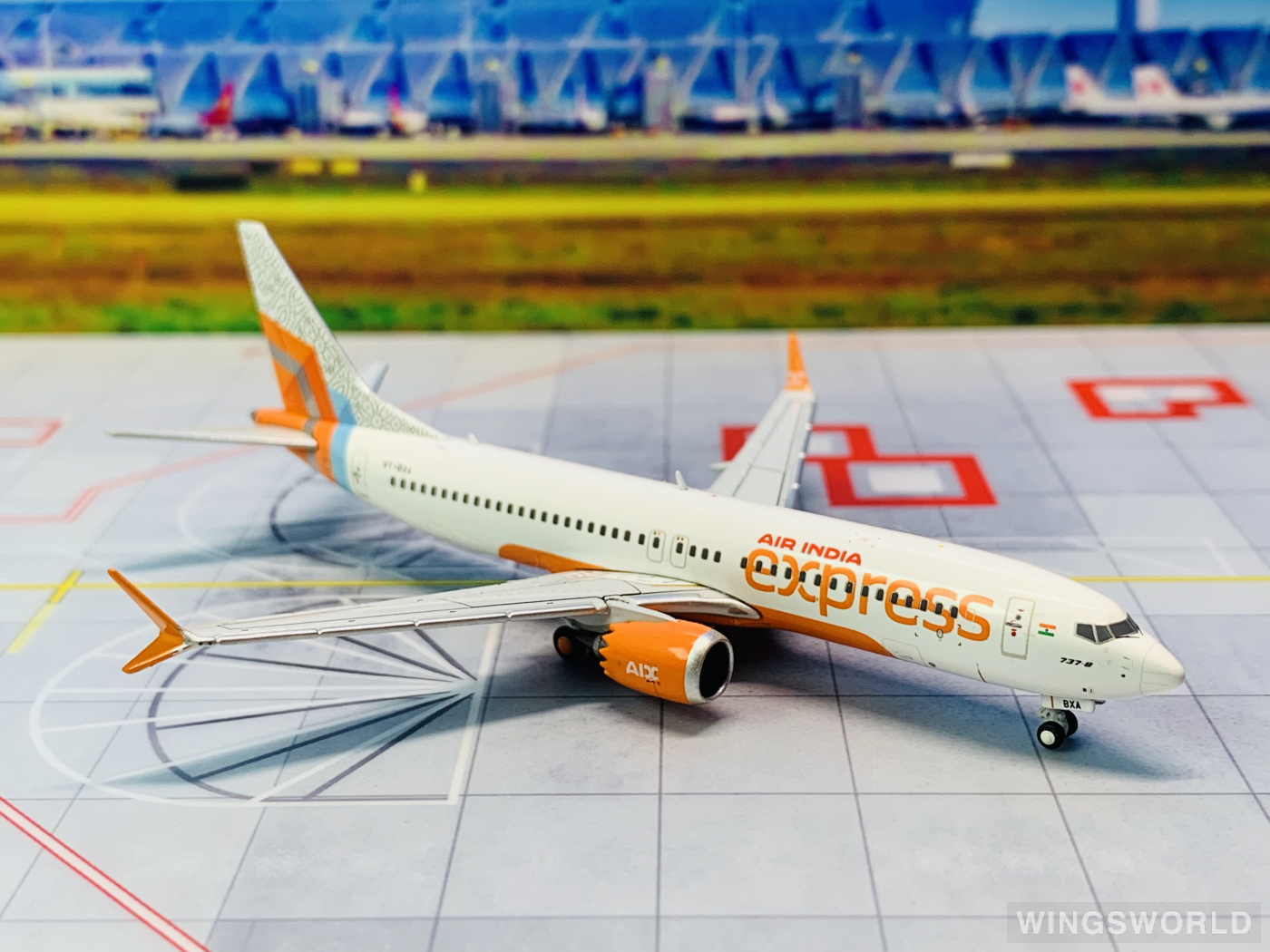 Geminijets 1:400 GJAXB2260 Air India 印度航空 Boeing 737 MAX 8 VT-BXA