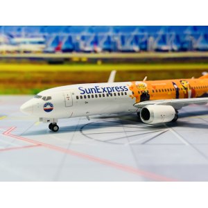 Sun Express 太阳快运航空 Boeing 737-800 TC-SPF  LH4288 JC Wings 1:400