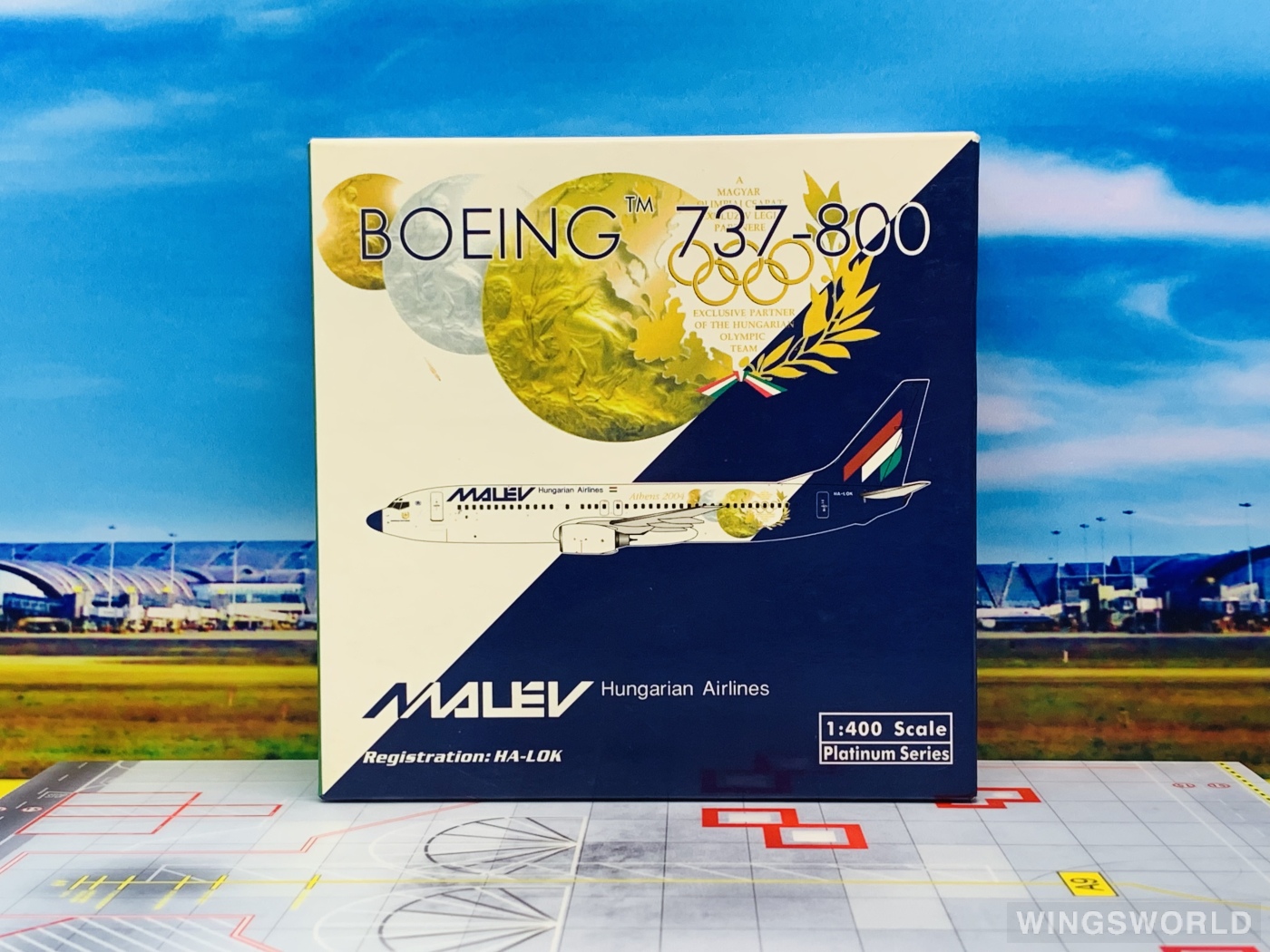 Phoenix 1:400 PH10731 Malév 匈牙利航空 Boeing 737-800 HA-LOK