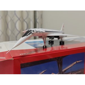 Aeroflot 俄罗斯航空 Tupolev TU-144 CCCP-77112  556323 Herpa 1:200