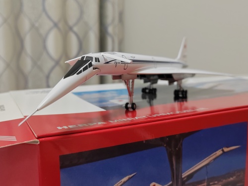Herpa 1:200 Tupolev TU-144 Aeroflot 俄罗斯航空556323 CCCP-77112