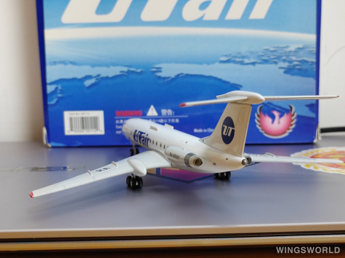 Phoenix 1:200 PH20114 UTair 乌塔航空 Tupolev TU-134 RA-65127