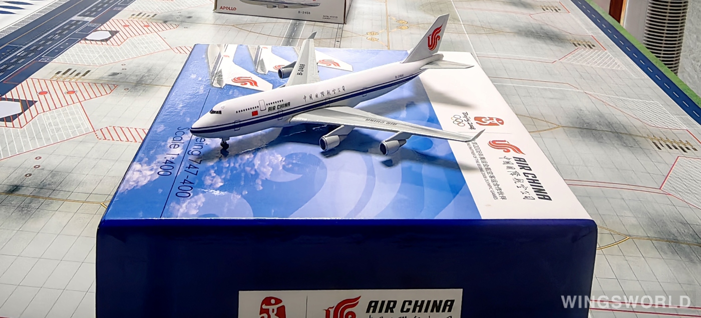 Aero Le Plane 1:400 ALPB2468 Air China 中国国际航空 Boeing 747-400 B-2468