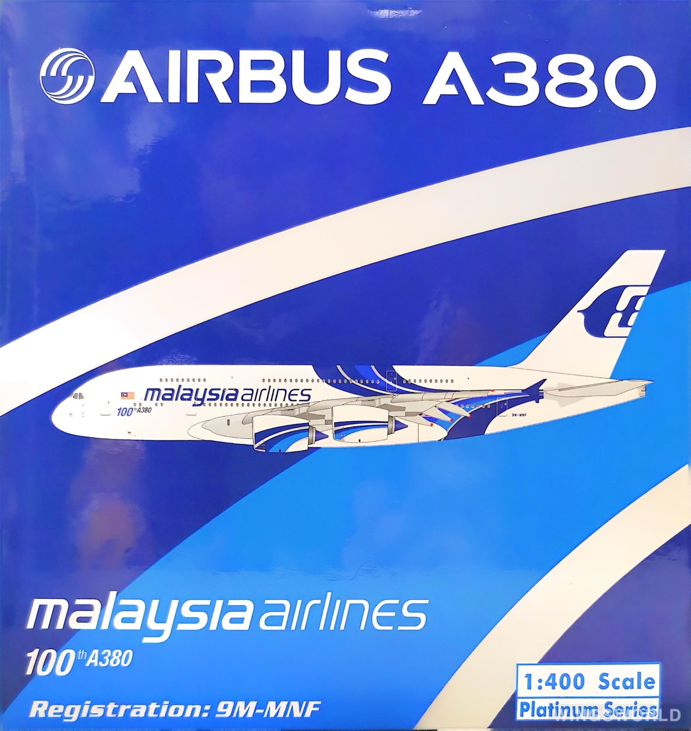 Phoenix 1:400 PH10752 Malaysia Airlines 马来西亚航空 Airbus A380-800 9M-MNF
