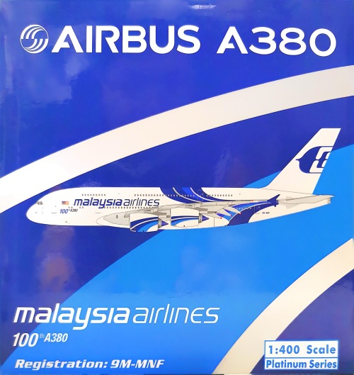Malaysia Airlines 马来西亚航空 Airbus A380-800 9M-MNF 第100架A380 PH10752 Phoenix 1:400