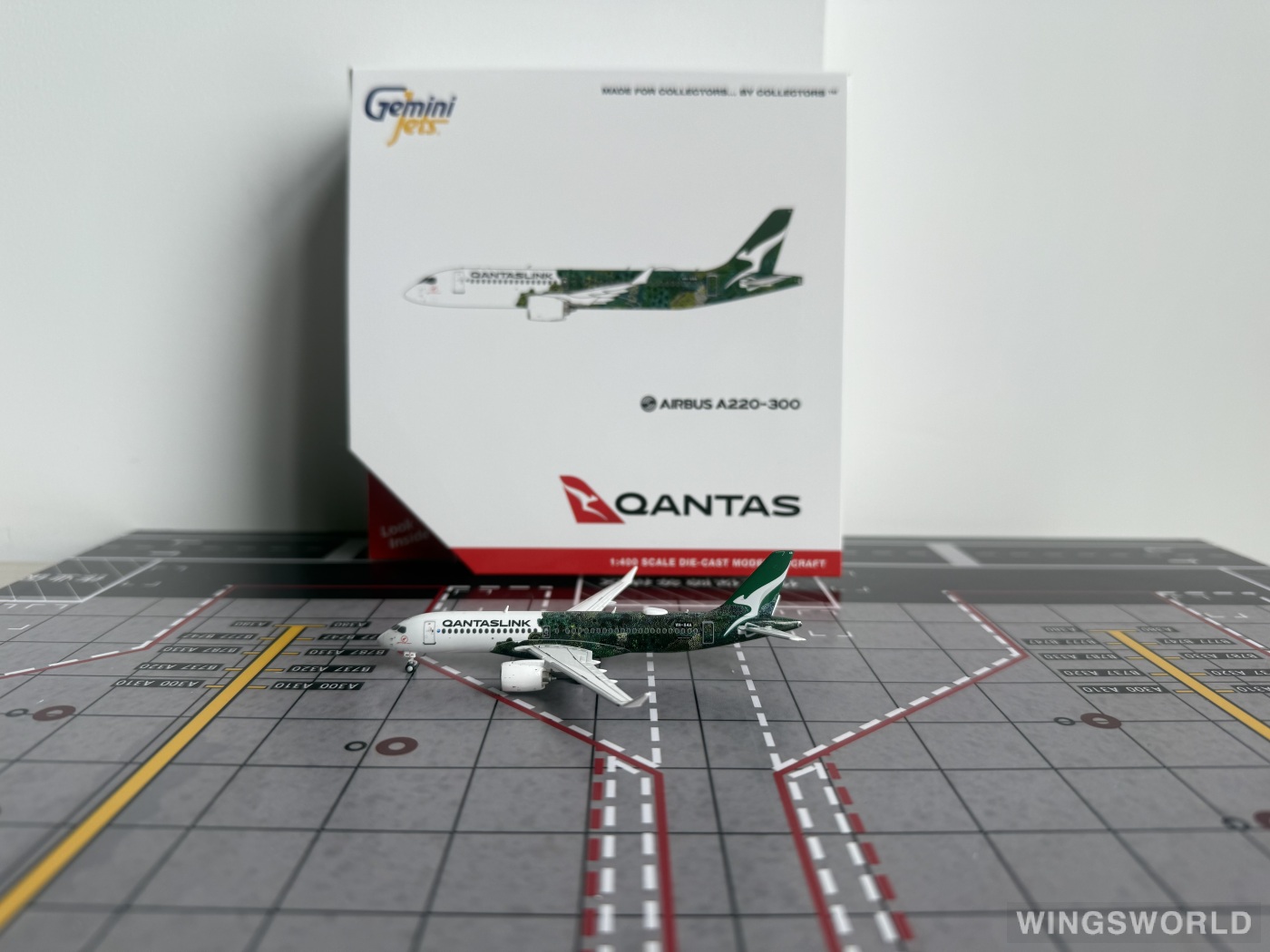 Geminijets 1:400 GJQFA2275 Qantas 澳洲航空 Airbus A220-300 VH-X4A