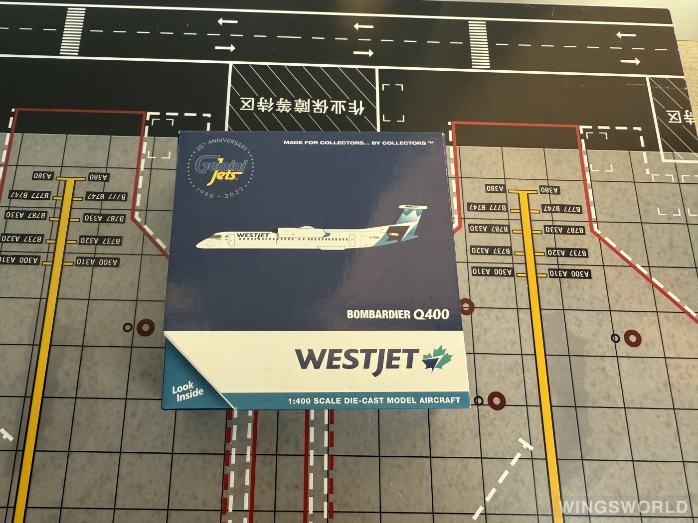 Geminijets 1:400 GJWJA2272 WestJet 西捷航空 Bombardier Dash 8-400 C-FOEN