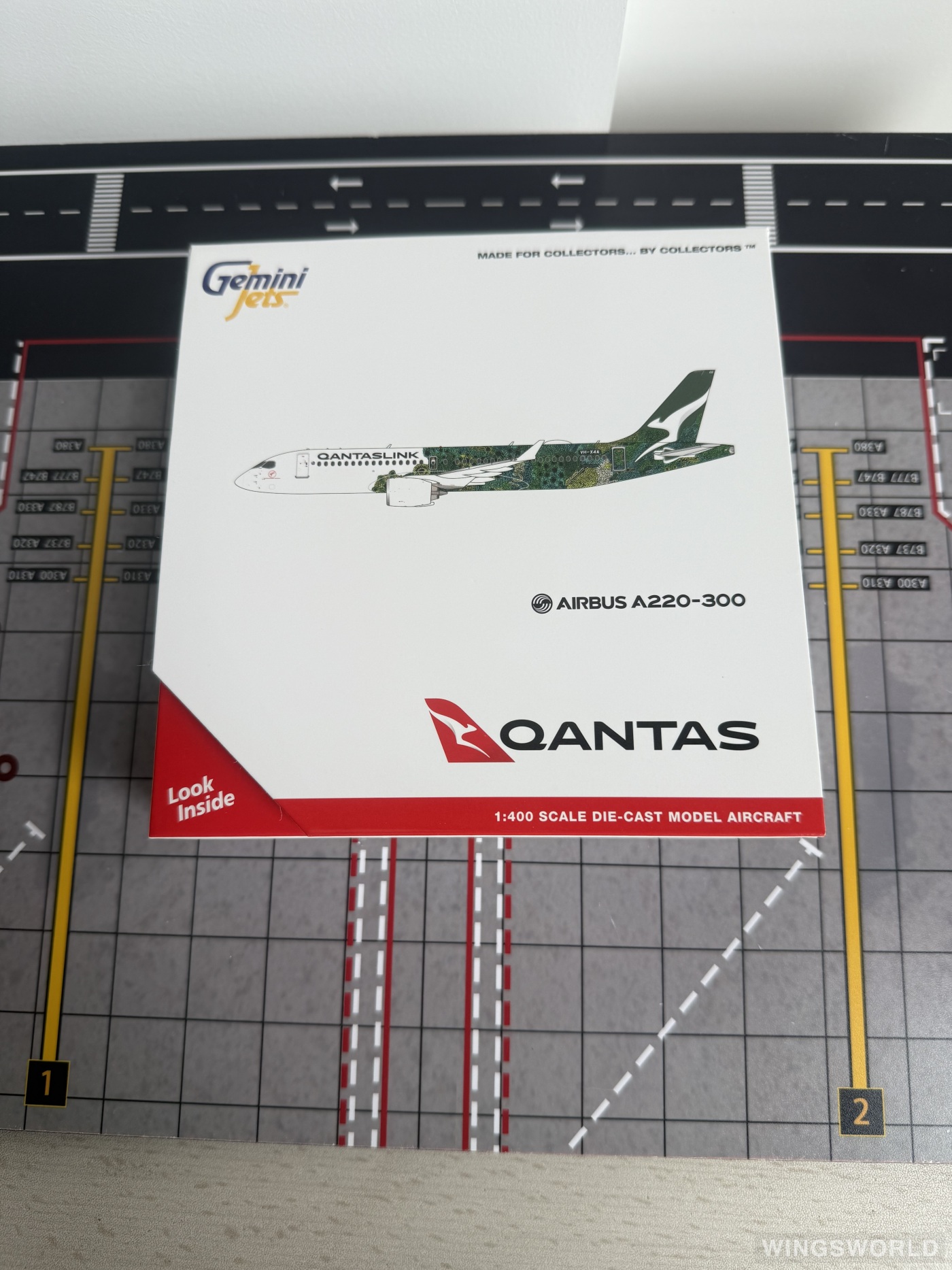 Geminijets 1:400 GJQFA2275 Qantas 澳洲航空 Airbus A220-300 VH-X4A