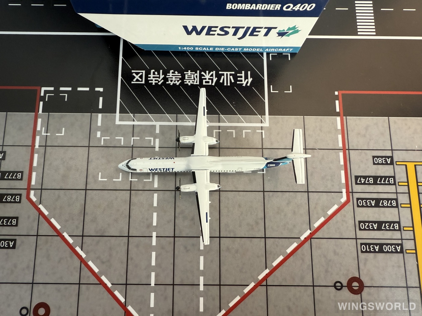 Geminijets 1:400 GJWJA2272 WestJet 西捷航空 Bombardier Dash 8-400 C-FOEN