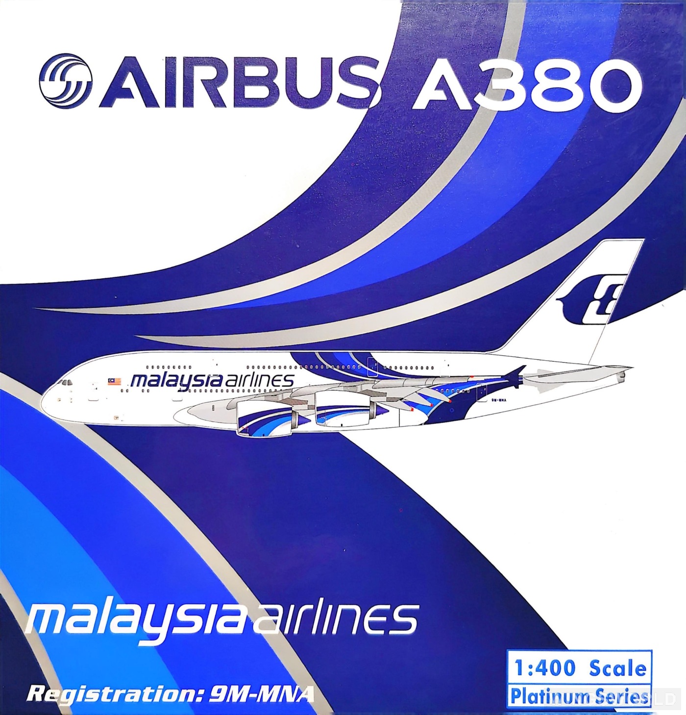 Phoenix 1:400 PH10641 Malaysia Airlines 马来西亚航空 Airbus A380-800 9M-MNA