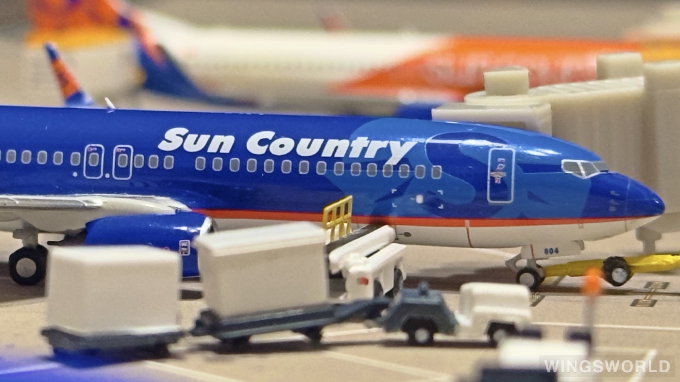 NGmodels 1:400 NG58037 Sun Country Airlines 太阳城航空 Boeing 737-800 N804SY
