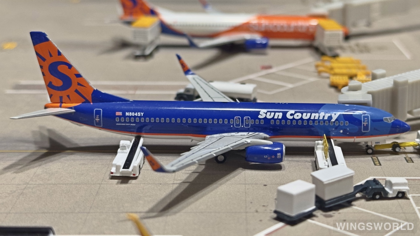NGmodels 1:400 NG58037 Sun Country Airlines 太阳城航空 Boeing 737-800 N804SY